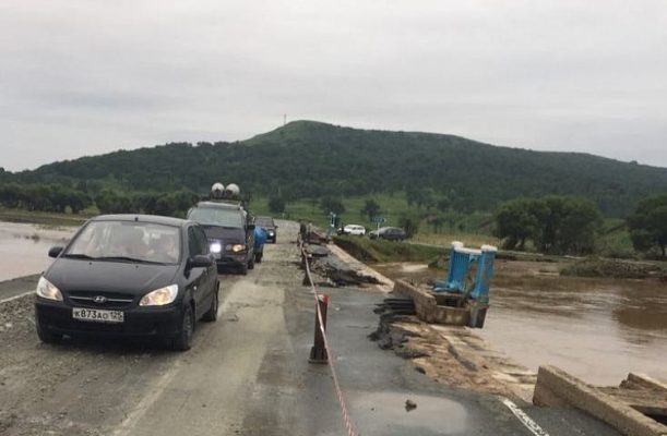 В Приморье восстановили дорогу в районе посёлка Тихое. Она ведёт в Хасанский район