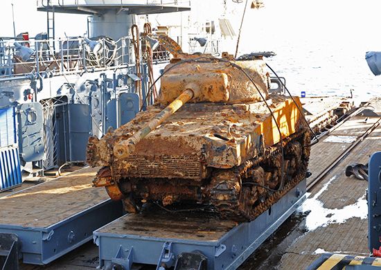 Двигатель от КрАЗа и ходовую часть от БМП поставят на восстанавливаемый в Приморье американский танк «Шерман»