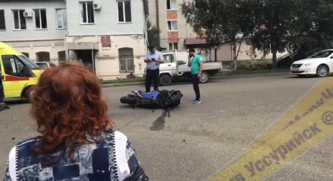 В страшном ДТП в Приморье погиб мотоциклист