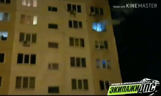 Женщина с ребёнком выпрыгнула с восьмого этажа, спасаясь от пожара во Владивостоке