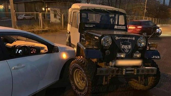 Легендарный Jeep попал в ДТП во Владивостоке
