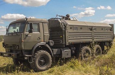 Спецназ получил на вооружение модернизированные капсульные бронеавтомобили КамАЗ