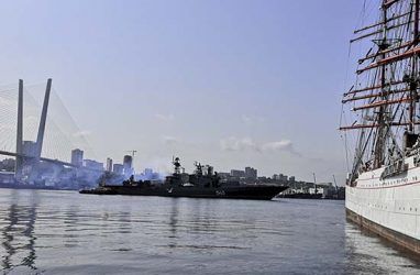 В Приморье стартовали испытания модернизированного фрегата с «Калибрами»
