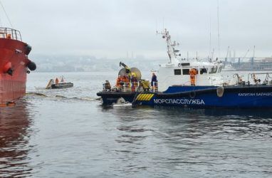 Во Владивостоке провели учения морских спасателей