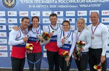 Шесть золотых медалей выиграли приморские гребцы на Кубке президента России
