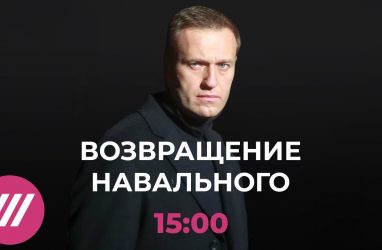 Пять миллионов просмотров уже собрала трансляция о возвращении Навального в Россию