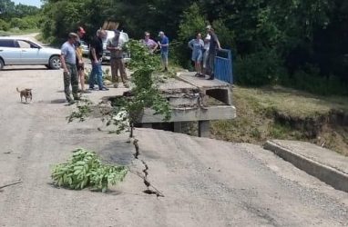 В Приморье смонтируют саморазборный металлический мост взамен разрушенного в районе Уссурийска