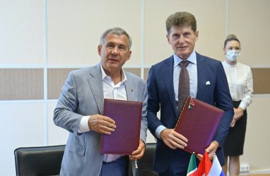 Татарстан и Приморье подписали новое соглашение о сотрудничестве