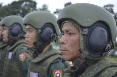 Российско-лаосское военное учение проходит в Приморье