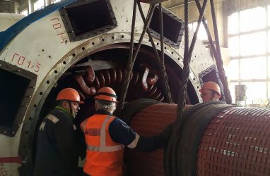 На Приморской ГРЭС отремонтировали один из турбогенераторов