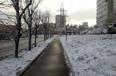 Жителей Владивостока предупредили о снегопаде и сильном северном ветре