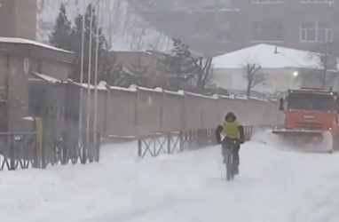 Видео с «вело-терминатором» из Владивостока «взорвало» соцсети