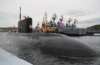 Новейшая подлодка «Магадан» прибыла во Владивосток