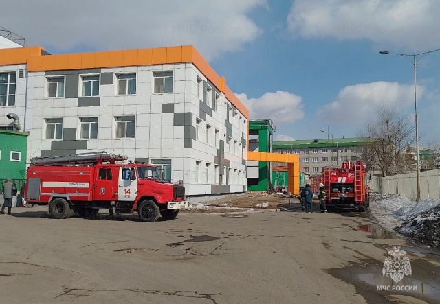 Пожар на гормолокозаводе произошёл в приморском городе Артём