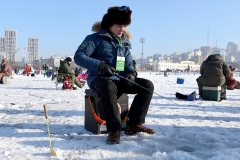 <strong>В субботу, 23 января, губернатор Приморья Олег Кожемяко вместе с 600 любителями подледного лова со всех уголков края принял участие в фестивале «Народная рыбалка». Фото - Александр Сафронов (правительство Приморского края) </strong>