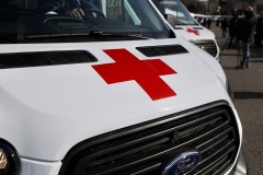 <strong>Парк приморской службы скорой помощи пополнился еще 60 спецмашинами. Ключи от нового транспорта водителям медучреждений вручил губернатор Приморского края Олег Кожемяко во вторник, 10 ноября. Фото - Александр Сафронов (правительство Приморского края)</strong>