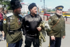 Казаки были недалеко от участников антикоррупционной акции