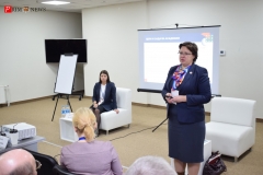 <strong>Во Владивосток рассказать о программе директорам колледжей и мастерам производственного обучения приехала заместитель генерального директора по подготовке кадров - директор Академии союза «Молодые профессионалы (Ворлдскиллс Россия)» <strong>Светлана Крайчинская.</strong></strong>