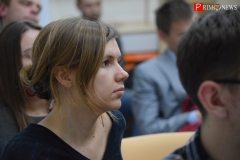 <strong>После лекции пришедшим показали мотивационный видеоролик</strong>