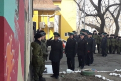 Торжественное открытие мемориальной доски Герою Советского Союза Демократу Леонову прошло во Владивостоке