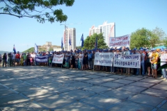 <strong>Митинг докеров-механизаторов - работников ПАО «Владивостокский морской торговый порт» - состоялся в краевом центре Приморья</strong>