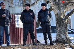 <strong>За порядком на митинге следили полицейские</strong>