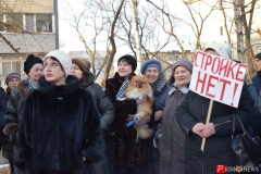 <strong>В конце митинга один мужчина предложил рассмотреть и вопрос о запрете выгула собак на территории будущего сквера и выводить питомцев на прогулку в другие места</strong>