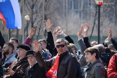 <strong>Отмены государственной системы взимания платы с грузовиков "Платон" потребовали на митинге, который прошел во Владивостоке</strong>