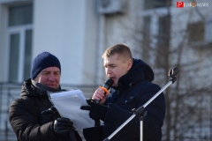 <strong>В начале митинга организаторы сообщили, что в связи с морозом надолго горожан не задержат</strong>