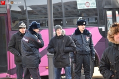 <strong>За порядком на митинге следили полицейские</strong>