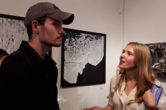 Дмитрий Лучинин и директор ЦСИ "Заря" Алиса Багдонайте