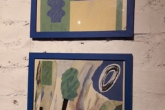 Максим Листопадский. После работки (вверху). Текучесть (внизу), 2019