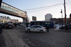 <strong>На площадь Семёновскую не пускали никакие транспортные средства, кроме транспорта экстренных служб</strong>