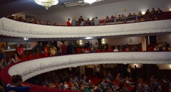 К началу открытия джазового фестиваля зал был полон зрителей