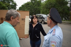 <strong>На пикете присутствовали полицейские</strong>