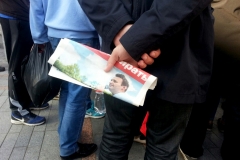 <strong>Несколько десятков сторонников оппозиционного политика Алексея Навального собрались во Владивостоке 7 октября на Привокзальной площади Владивостока у памятника Владимиру Ленину</strong>