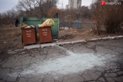 <strong>Возле мусорных баков для пищевых и бытовых отходов рассыпана гора строительного мусора</strong>