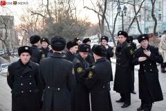 <strong>На концерт прибыли курсанты МГУ</strong>