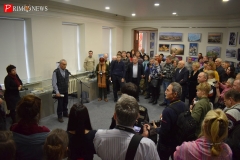На открытии выставки, каждый мог выйти и сказать несколько слов в память Анатолия Ештокина