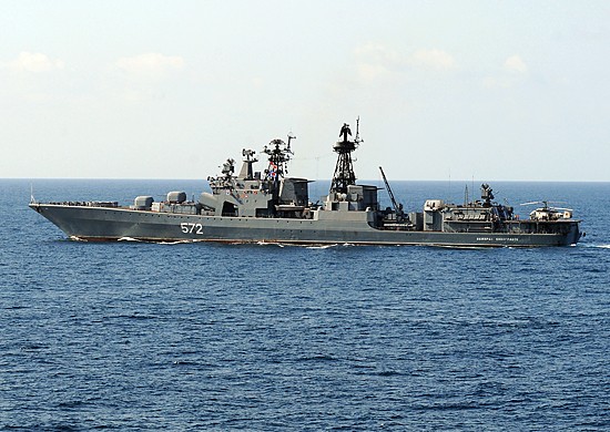 Моряки ТОФ вместе с китайскими коллегами отработали задачи по совместной ПВО