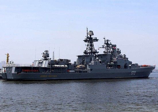 Корабли ТОФ после участия в совместном российско-китайском военно-морском учении вернулись во Владивосток