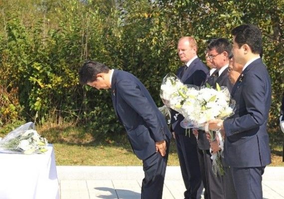 Премьер-министр Японии Синдзо Абэ посетил Артём