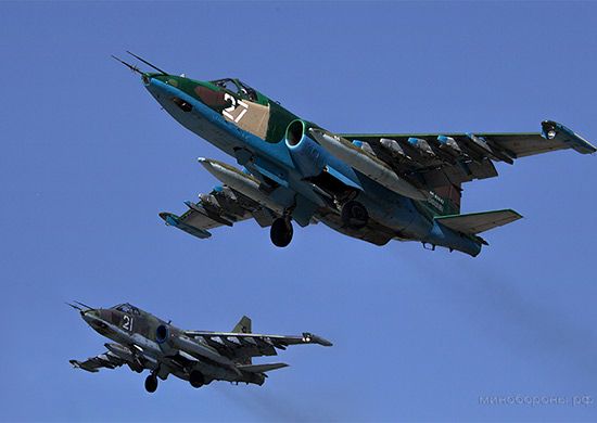 В Приморье самолёты-штурмовики уничтожили условных террористов