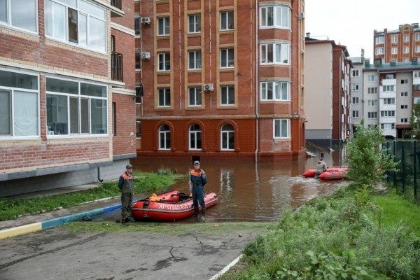 Наводнение в Уссурийске. Фото – Игорь Новиков (администрация Приморского края)