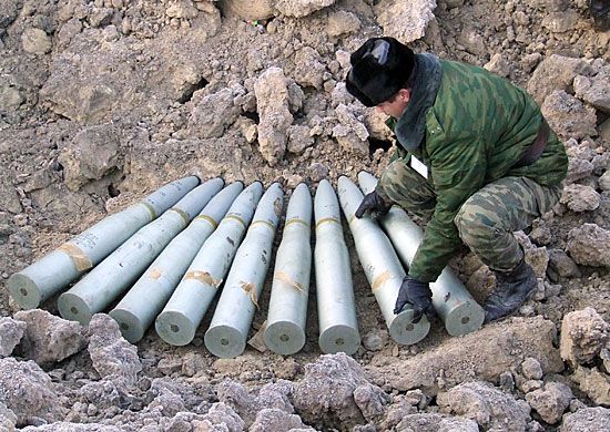В Спасском районе Приморья утилизируют боеприпасы с бывшей военной базы