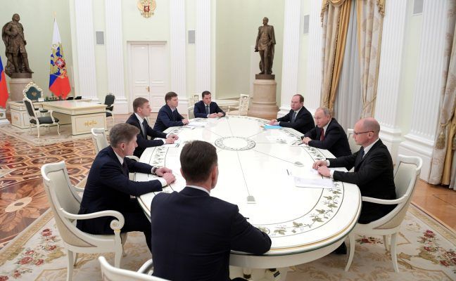 Путин и губернаторы