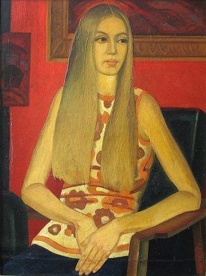 Николай Большаков. Портрет жены. 1975