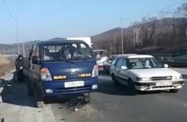 Многомиллионное ДТП произошло на объездной трассе во Владивостоке