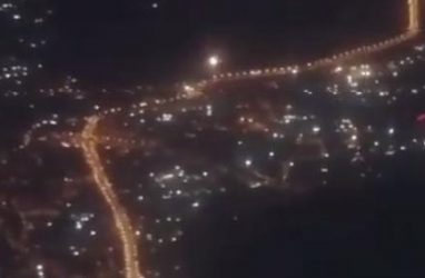 Владивосток в огне фейерверков: необычное видео сняли на борту самолёта