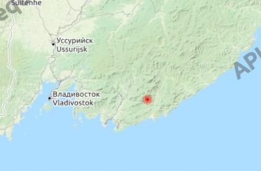 Землетрясение произошло в 135 км от Владивостока — сейсмологи